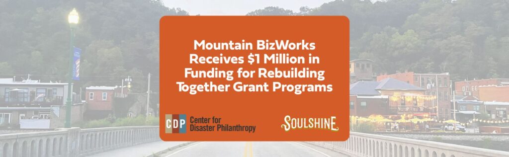 Mountain BizWorks receives 1 Million in funding Press Release Graphic 1800