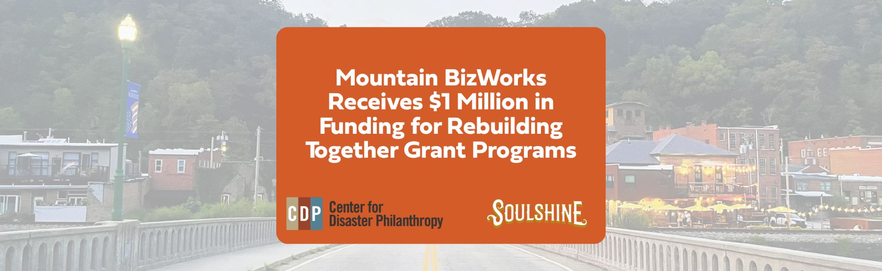 Mountain BizWorks receives 1 Million in funding Press Release Graphic 1800